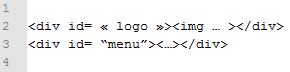 exemple de code html